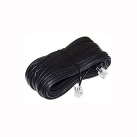 Telephone Extension Cable 6P4C (line's) 20m Black 
